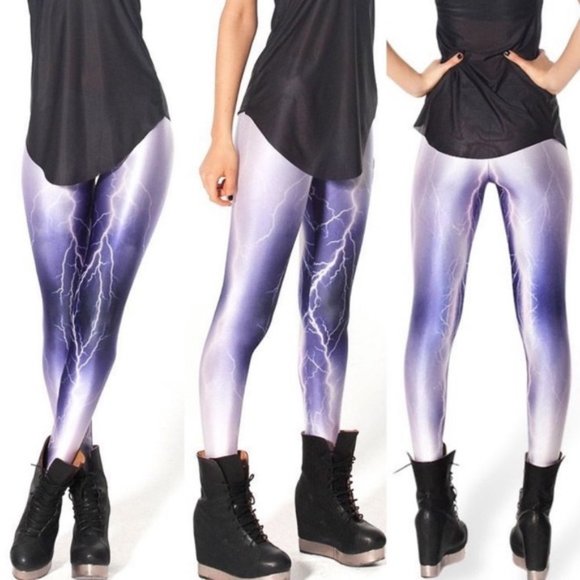 Blackmilk Lightning Leggings - S - Picture 1 of 6